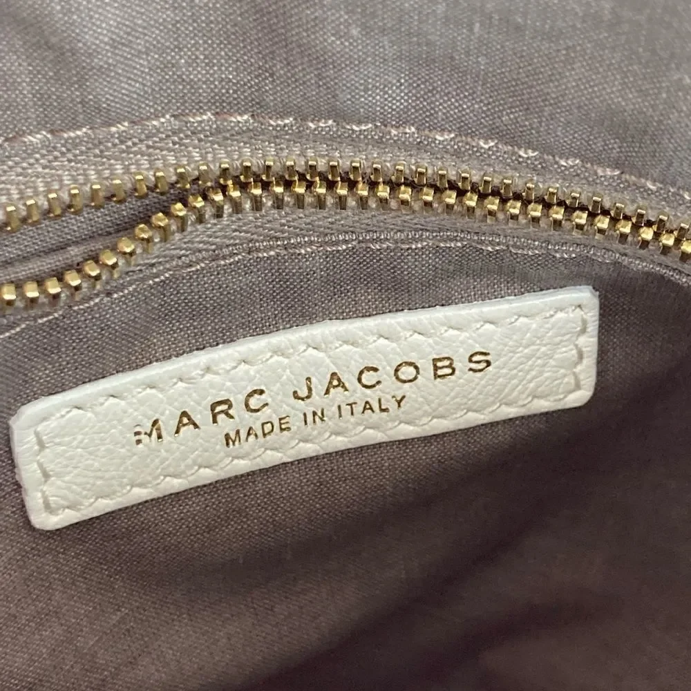 Marc Jacobs off white leather purse
